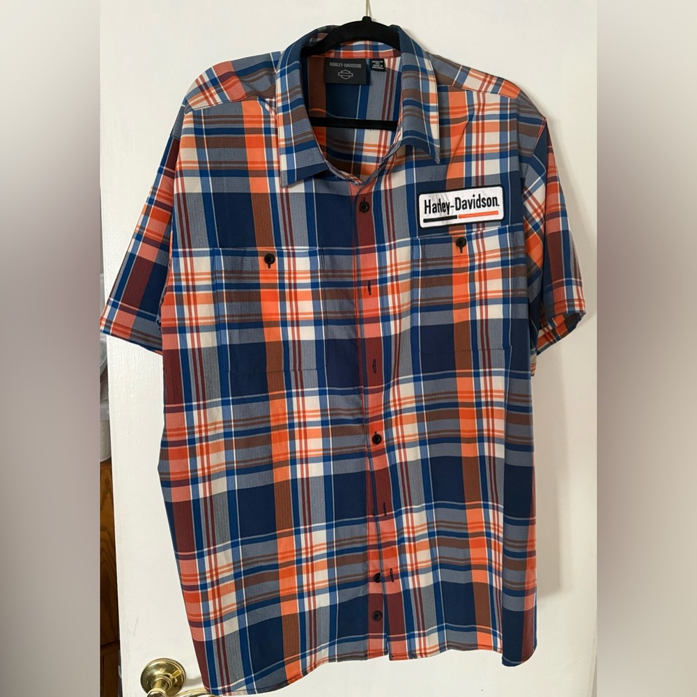 Harley Davidson Button Down Summer Performance Sh… - image 1